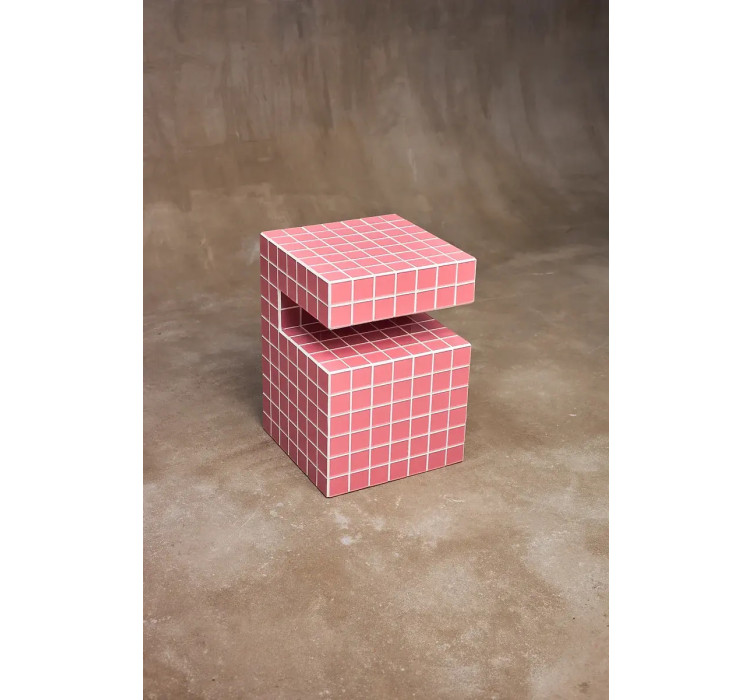 Кавовий столик Cube Shelf 50/40 см. Tile 5 см4